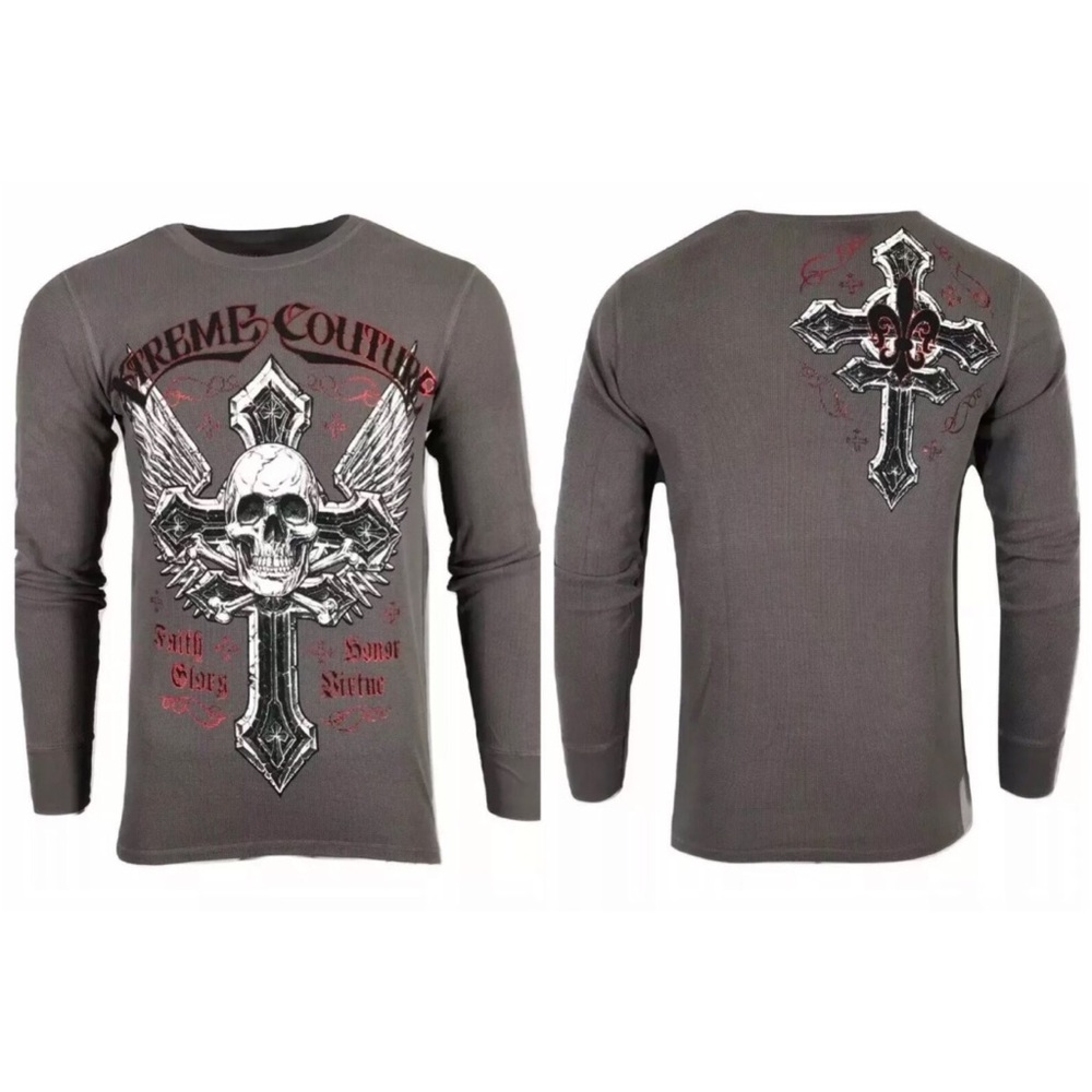Xtreme Couture by AFFLICTION Men THERMAL PURELY DE - Picture 3 of 8